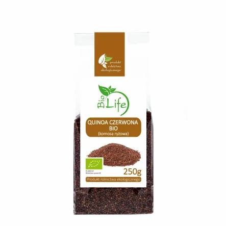 Quinoa Czerwona Bio 250 g - BioLife PRZECENA - KRÓTKA DATA MINIMALNEJ TRWAŁOŚCI