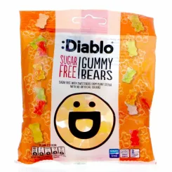 Żelki Misie Bez Dodatku Cukru Stevia Gummy Bears 75 g - Diab-lo DIABetic-LOw