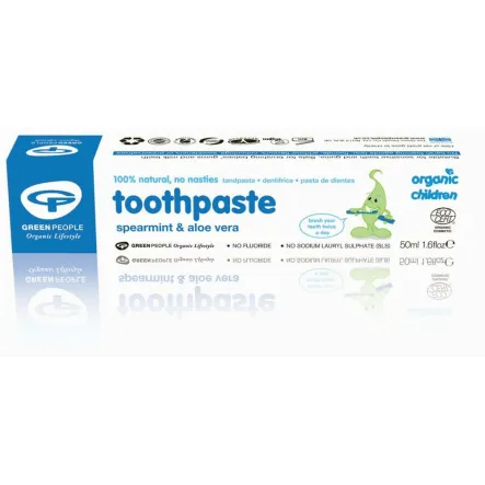 Miętowo-Aloesowa pasta do zębów bez fluoru Dla Dzieci 50 ml GP