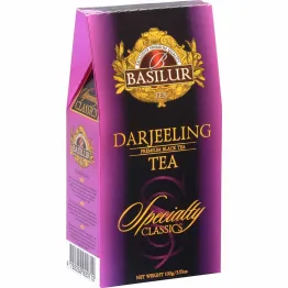 Herbata Czarna Bez Dodatków Darjeeling Stożek 100 g - BASILUR