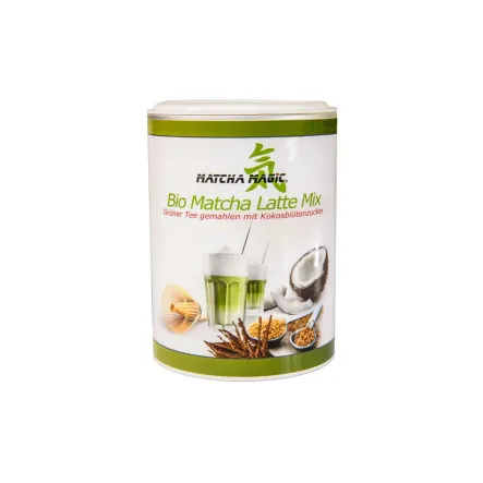 Herbata Matcha W Proszku Z Cukrem Kokosowym Latte Bio 200