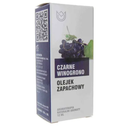 Olejek zapachowy Czarne winogrono 12ml Naturalne Aromaty - Wyprzedaż