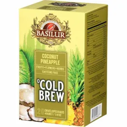 Herbatka COLD BREW Coconut Pineaple Saszetki 40 g (20x 2 g) - BASILUR