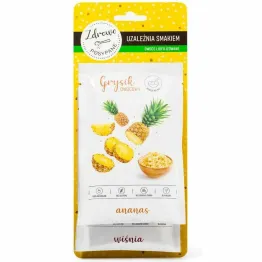 Owoce Liofilizowane w Grysiku Set Żółty (Ananas, Wiśnia) 14 g  (2x 7 g) - Zdrowo Posypane