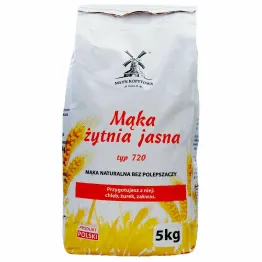 Mąka Żytnia Jasna Typ 720 5 kg - Młyn Kopytowa