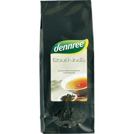 Herbata Czarna Południowe Indie Liściasta Bio 100 g  Dennree - Wyprzedaż