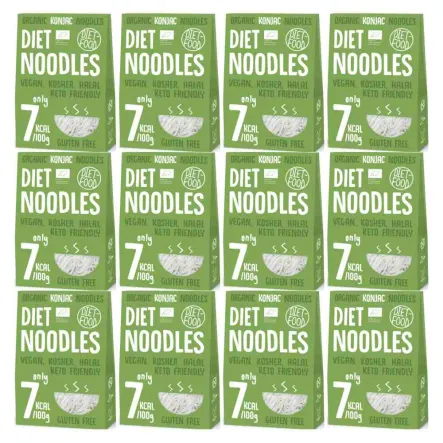 12 x Makaron Konjac Bio Organic Diet Noodles 300 g - Diet Food