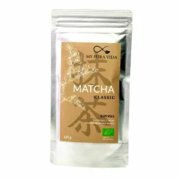 Herbata Zielona Matcha Classic Japońska Bio 100 g - My Pura Vida - Przecena Krótka Data Minimalnej Trwałości