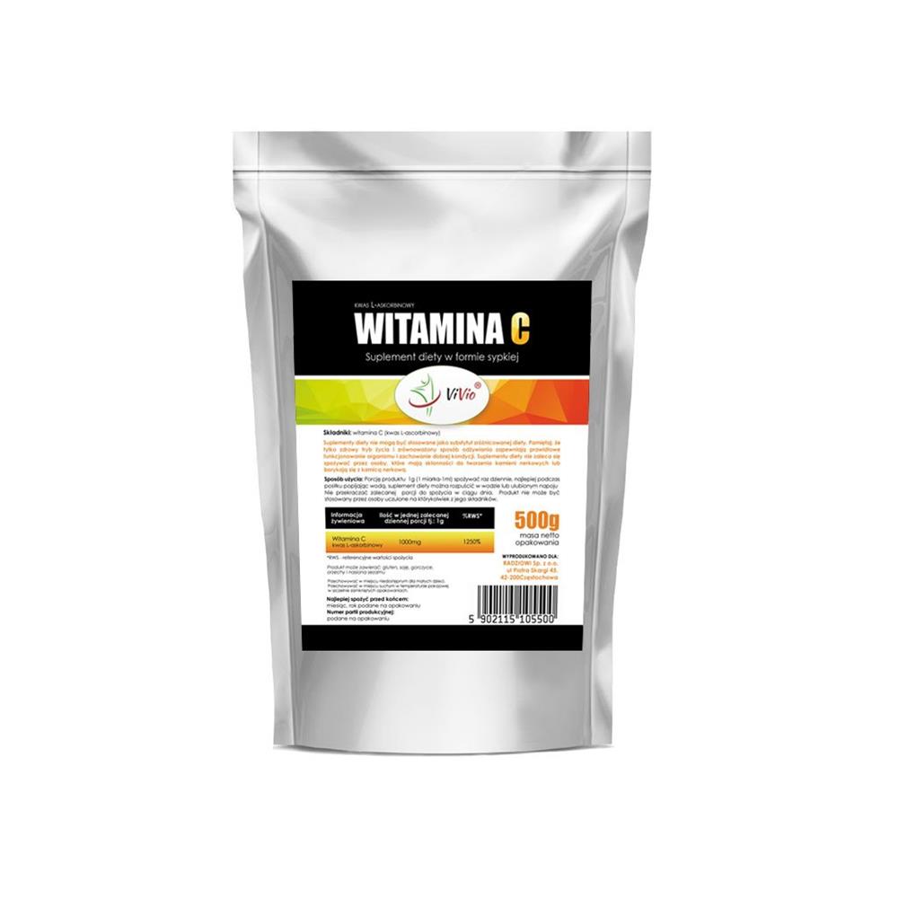 Witamina C (kwas L-askorbinowy) 500 g - Vivio