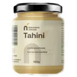 TAHINI Pasta Sezamowa 500 g - Naturalnie Zdrowe
