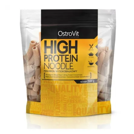 PRODUKT WYCOFANY Z OFERTY Makaron Wysokoproteinowy 500 g - 28% Białka High Protein Noodle - OstroVit Przecena Krótka Data Minimalnej Trwałości