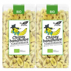 2 x Chipsy Bananowe Niesłodzone Bio 350 G - Bio Planet