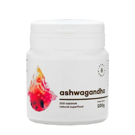 Ashwaganda 200 tabletek 100 g Aura Herbals - Przecena Krótka Data Minimalnej Trwałości