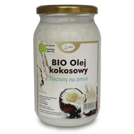Bio Olej Kokosowy Nierafinowany 900 ml Vivio