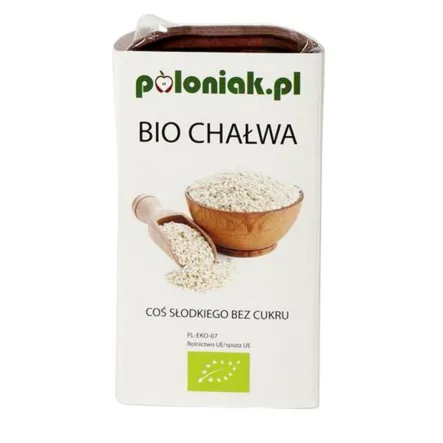 PRODUKT WYCOFANY Z OFERTY Chałwa Miodowa Bio 150 g - Poloniak