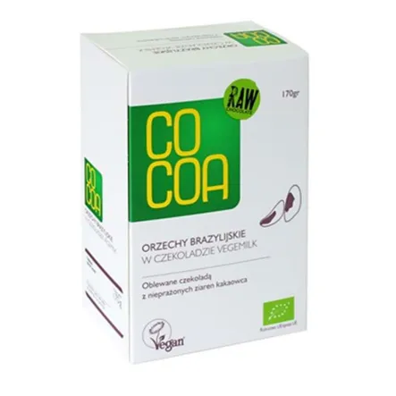Orzechy Brazylijskie W Czekoladzie Bio 170g - Cocoa