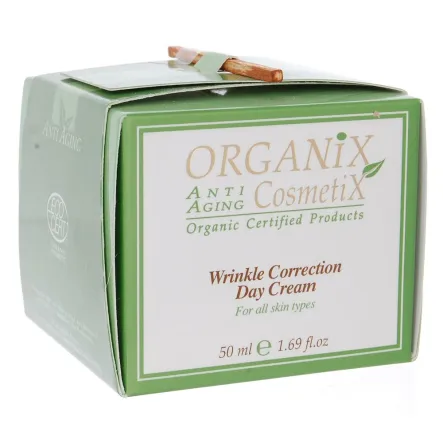 Organiczny Przeciwzmarszczkowy Krem Korygujący Zmarszczki Na Dzień 50 Ml - Organix Cosmetix