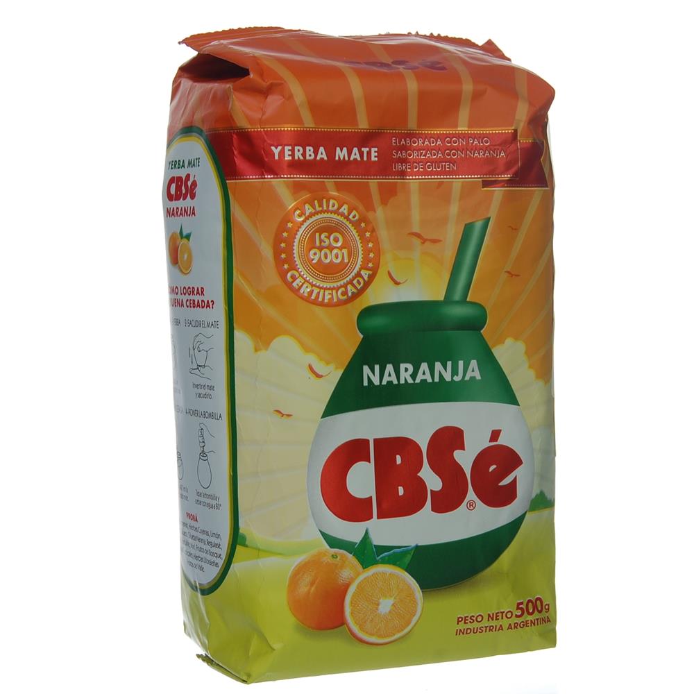 Yerba Mate Cbse Naranja 500 G