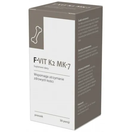 F-VIT K2 30 porcji Formeds - Witamina K2 MK-7 z Inuliną - Przecena Krótka Data Minimalnej Trwałości