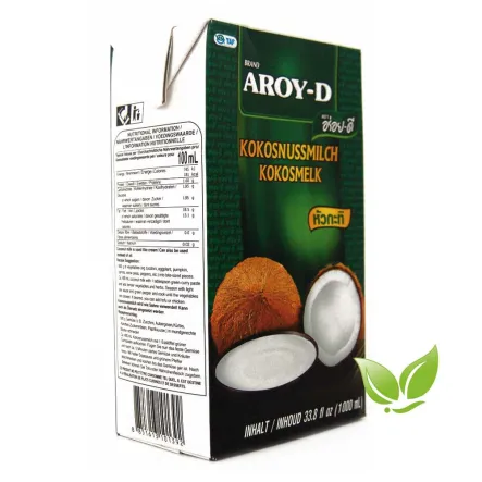 Napój Kokosowy 1L - mleko kokosowe 60% ekstraktu- Aroy-D
