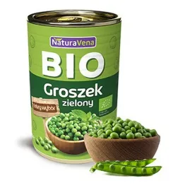 Groszek Zielony Bio 240 g / 400 g - NaturaAvena (30.04.2024)