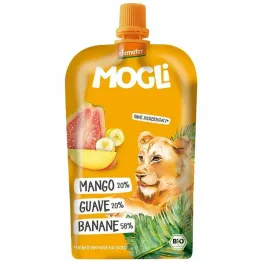 Przecier Owocowy Banan - Guawa - Mango Bez Dodatku Cukru Bio Demeter 120 g - Mogli