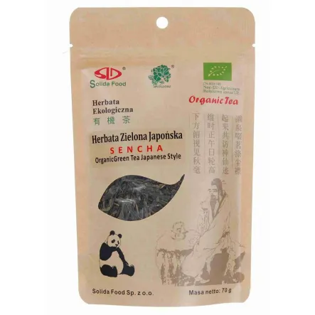 Herbata Zielona Japońska Sencha Bio 70g Solida Food