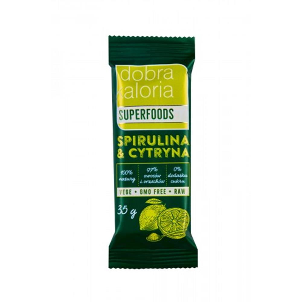 Baton Spirulina & Cytryna 35 g
