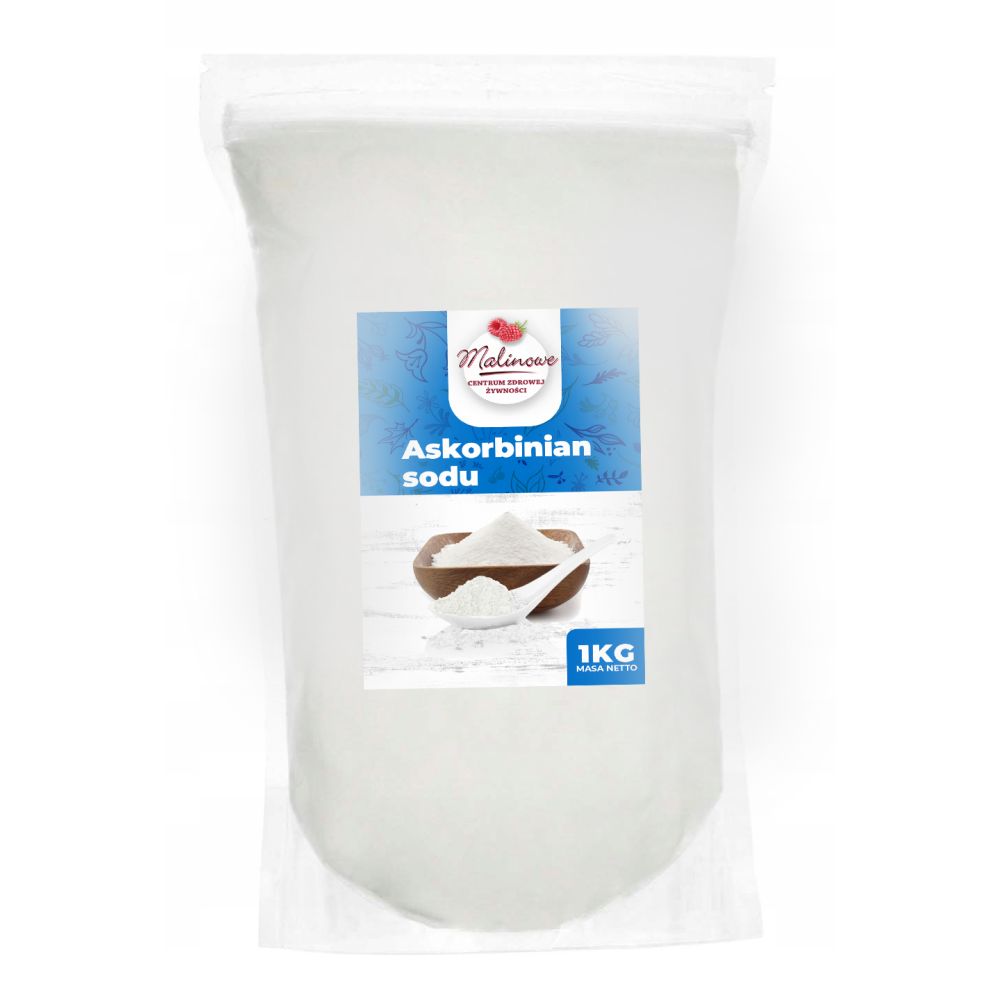 ASKORBINIAN SODU 1 KG MALINOWE