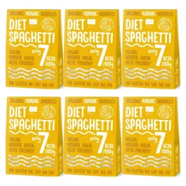 6 x Makaron Konjac Bio Organic Diet Spaghetti 300 g - Diet Food