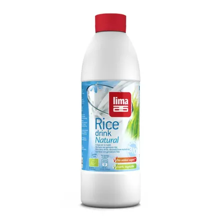 Napój Ryżowy Naturalny Bio 1 L - Lima - Butelka 1000 ml