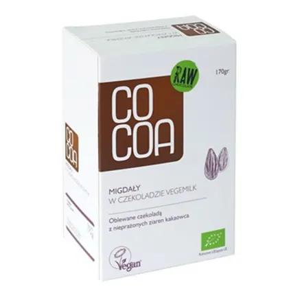 Migdały W Czekoladzie Vegemilk Bio 170 G - Cocoa