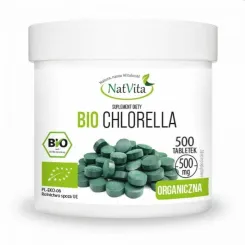 Chlorella BIO 500 mg 500 Tabletek - NatVita