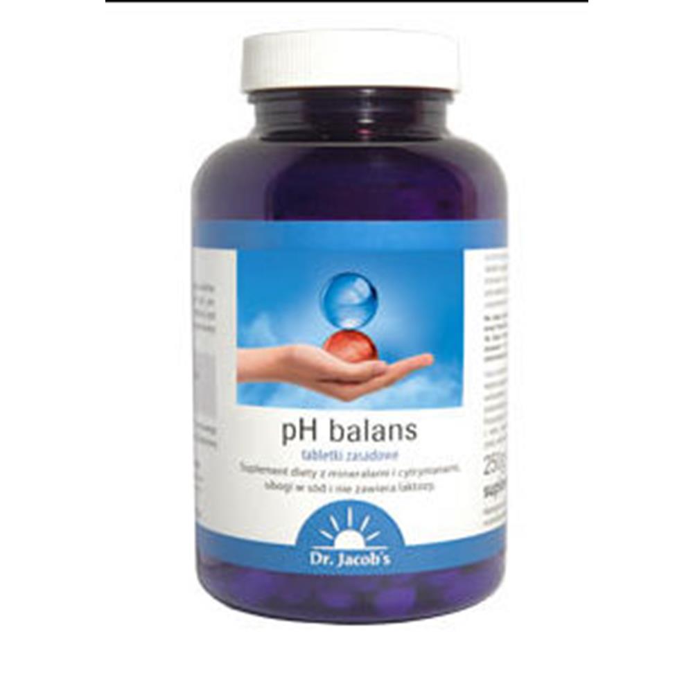 pH Balans Tabletki Zasadowe 250 tabletek - Dr. Jacobs