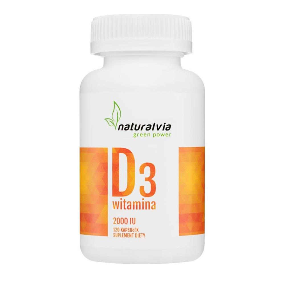 Witamina D3 120 Kapsułek - Naturalvia