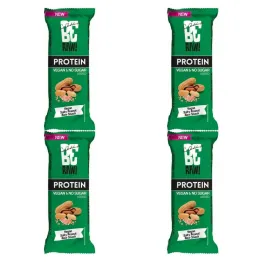 4 x BeRaw Baton Proteinowy 21% Salty Peanut 40 g - FoodWell