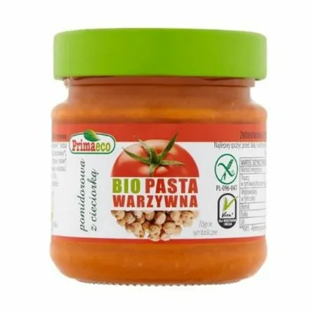 Pasta Warzywna Pomidorowa z Cieciorką Bio 160 g - Primaeco