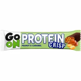 GO ON Baton Proteinowy Crisp Orzech - Karmel 50 g - Sante - Przecena Krótka Data Minimalnej Trwałości