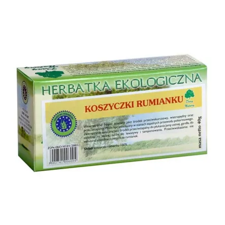Koszyczki Rumianku Herbatka Eko 20 x 2 g - Dary Natury