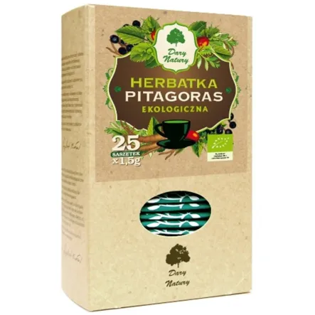 Herbatka Pitagoras EKO 37,5 g (25 x 1,5 g) - Dary Natury