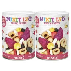 2 x Egzotyczny Mix - Chrupiące Owoce (Owoce Liofilizowane) 110 g - Mixit