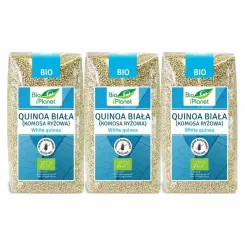 3 x Ekologiczna Quinoa Biała -  Komosa Ryżowa Bezglutenowa 500 g Bio Planet