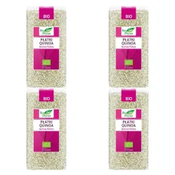 4 x Płatki Quinoa Bio 300 g - Bio Planet - Płatki z Komosy Ryżowej Eko