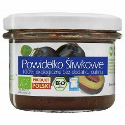 Powidełko Śliwkowe Bez Dodatku Cukru 180 g - Bio Food