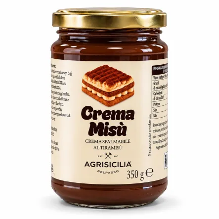Krem do Smarowania o Smaku Tiramisu 350 g - Agrisicilia
