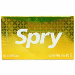 Gumy do Żucia z Ksylitolem Owocowe 10 Sztuk - SPRY (data: 15.02.2026)