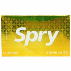 Gumy do Żucia z Ksylitolem Owocowe 10 Sztuk - SPRY