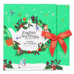 Kalendarz Adwentowy ze Wstążką Green Book Bio 25 sztuk - English Tea Shop - Przecena Krótka Data Minimalnej Trwałości