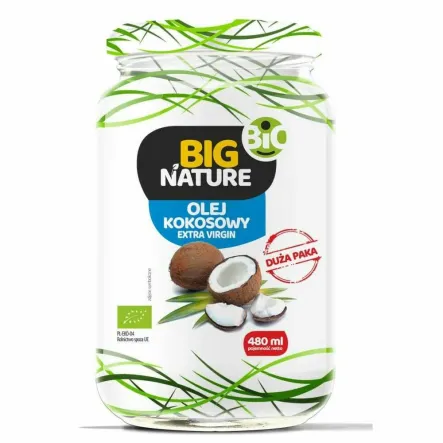 Olej Kokosowy Extra Virgin Bio 480 ml - Big Nature