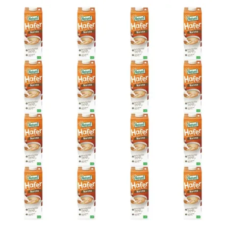 16 x Napój Owsiany z Soją Barista Bio 1 L  UHT - Natumi